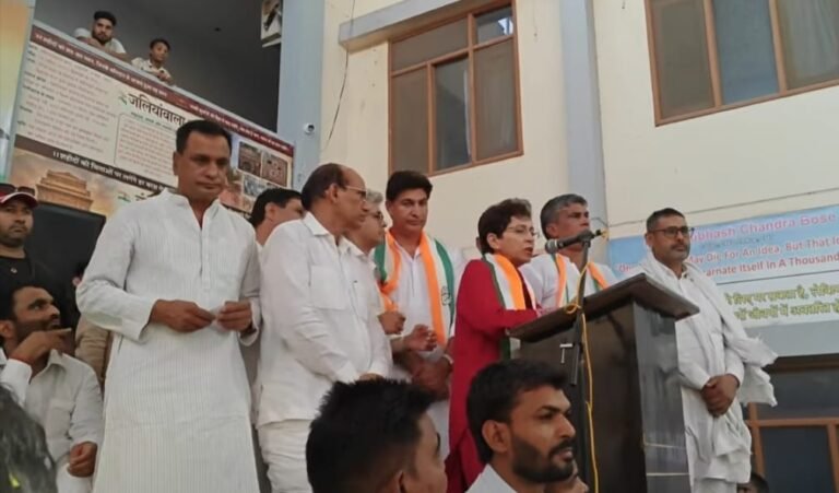 कुमारी सैलजा - टोहाना-रतिया में कांग्रेस का लोकल फोकस: गांव-गांव पहुंचेगा संगठन, किसानों से लेकर युवाओं तक के मुद्दों पर जोर
