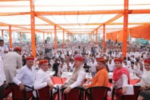 हांसी में राव तुलाराम की प्रतिमा का अनावरण: केंद्रीय मंत्री राव इंद्रजीत सिंह और स्वास्थ्य मंत्री आरती राव ने किया लोकार्पण