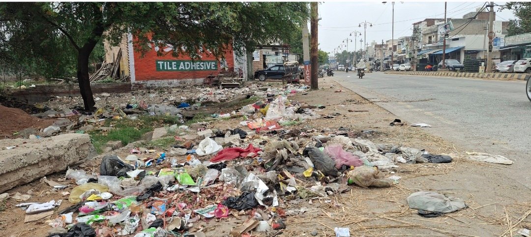 नारनौंद में त्यौहारों से पहले लगे कूड़े के ढेर, टेंडर के इंतजार में अटकी सफाई व्यवस्था | Narnaund News