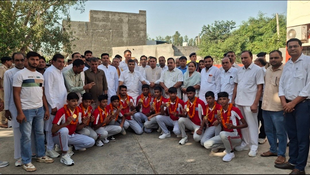 नारनौंद के खिलाड़ियों ने CBSE National Kabaddi Championship में जीता गोल्ड, शिक्षा मंत्री ने किया सम्मानित