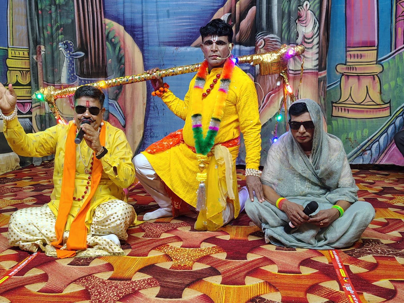 लोहारी राघो रामलीला में श्रवण कुमार की लीला का मंचन