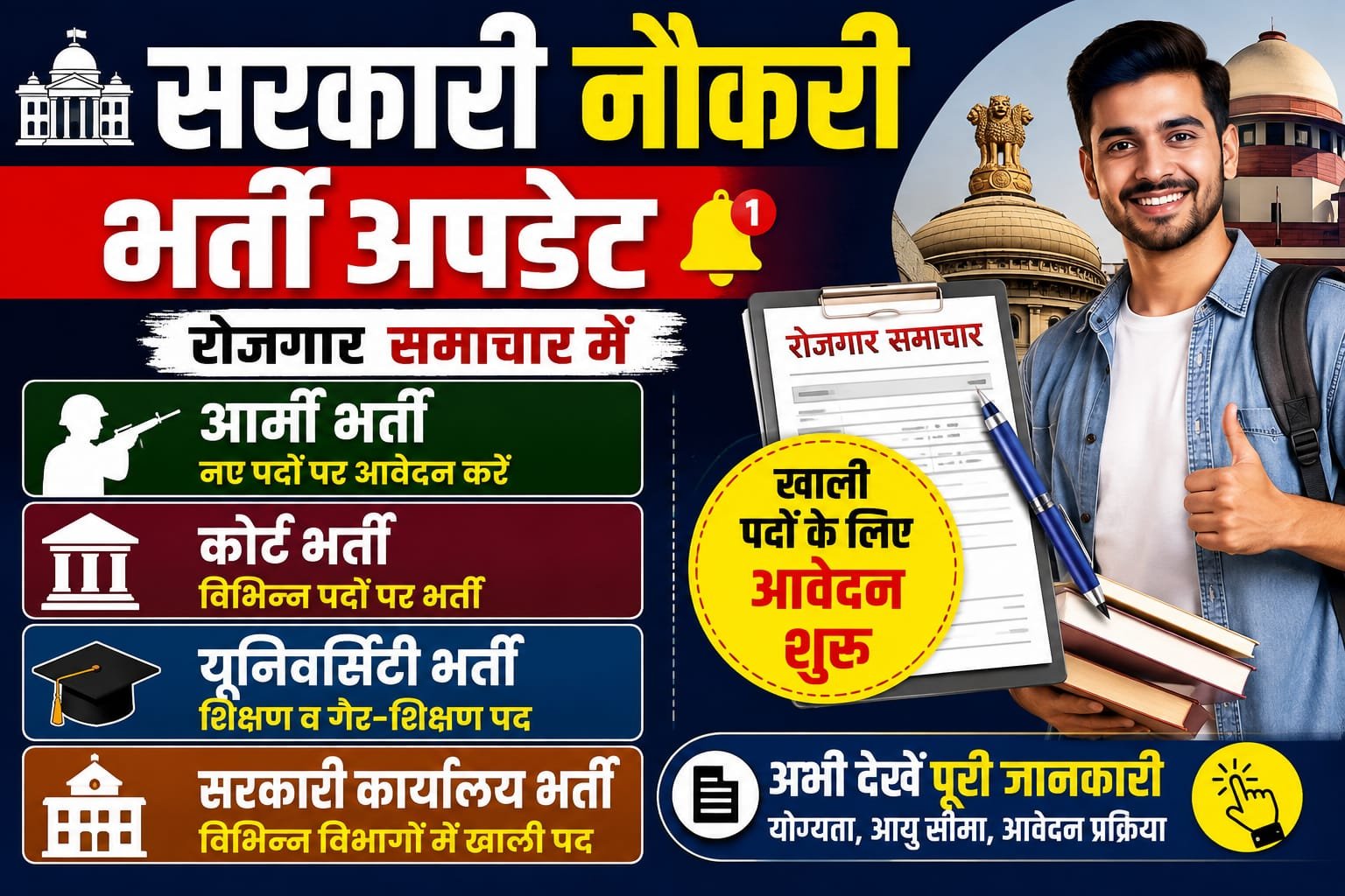 Jobs Update: CRPF में 521 पदों पर भर्ती, ONLINE RECRUITMENT – OCTOBER 2026